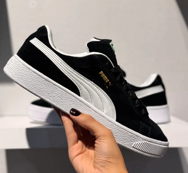 Sneakers Puma Suede XL - Noir/Blanc