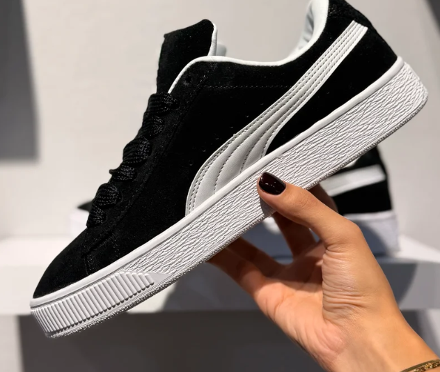 Sneakers Puma Suede XL - Noir/Blanc