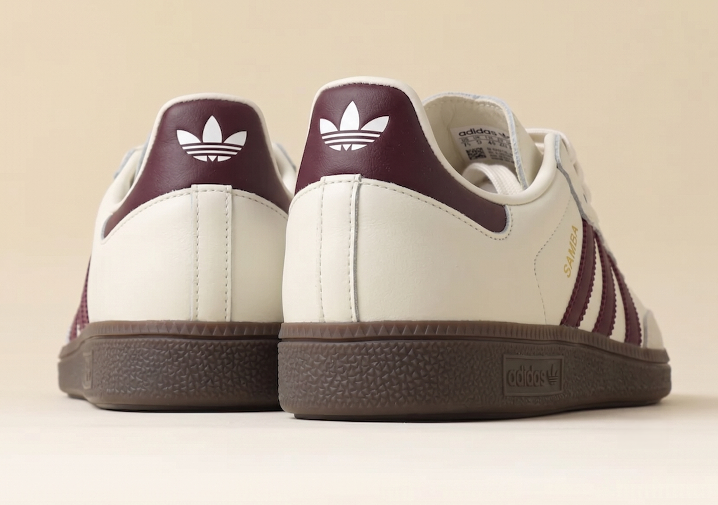Adidas Samba - Bordeaux/Crème