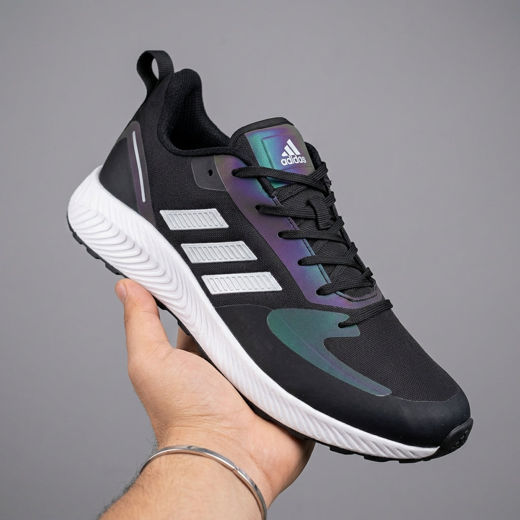 Adidas Runfalcon - Noir/Iridescent