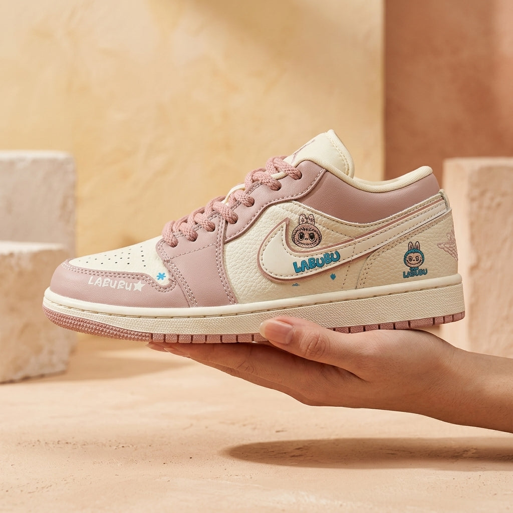 Air Jordan 1 Low x Labubu -Rose/Beige