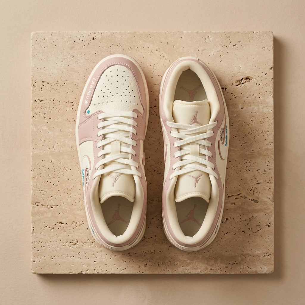 Air Jordan 1 Low x Labubu -Rose/Beige
