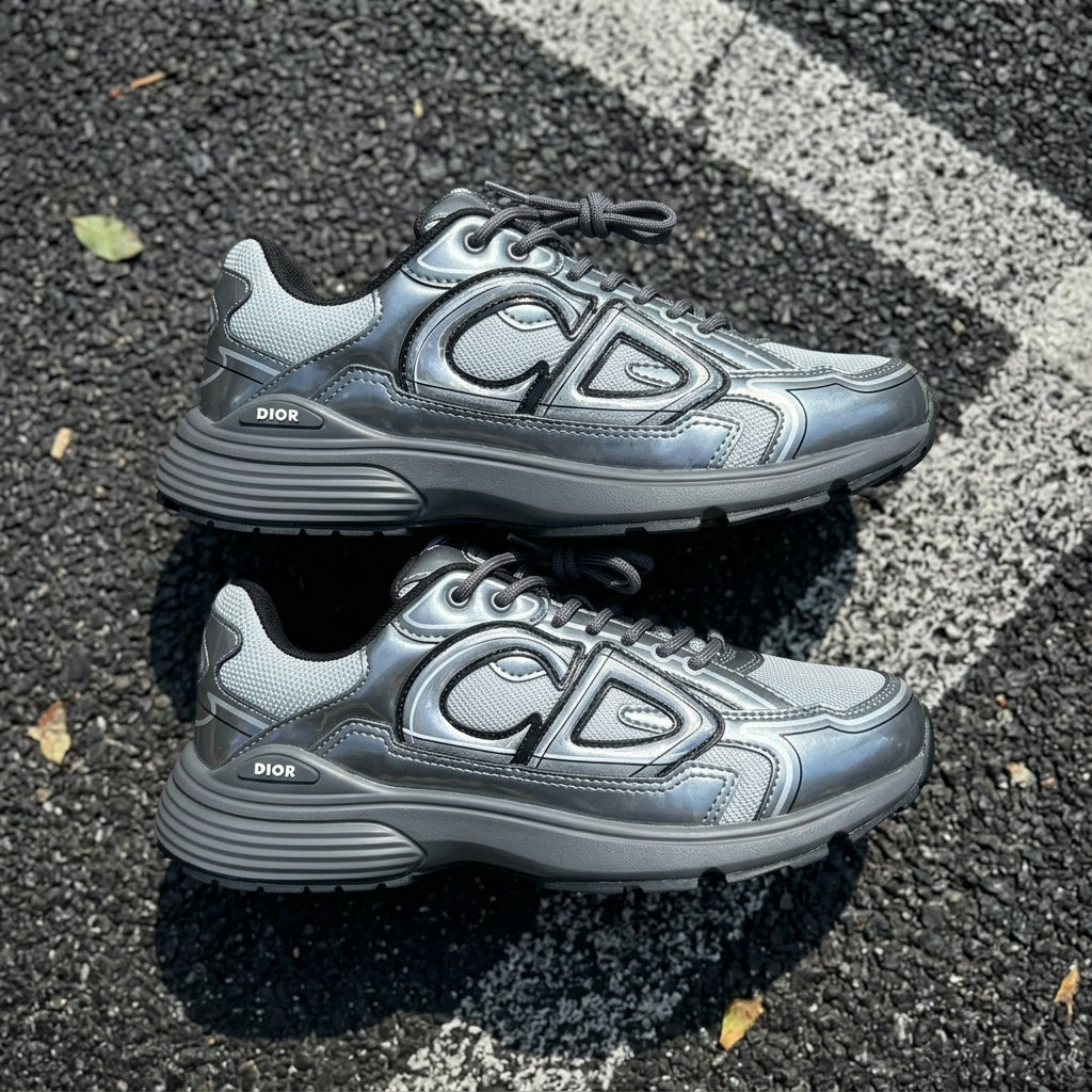 Dior B30 - Gris Métallisé/Argent