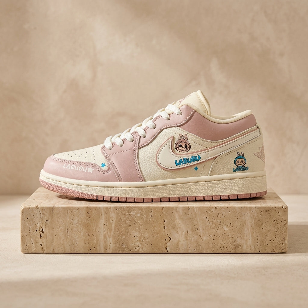 Air Jordan 1 Low x Labubu -Rose/Beige