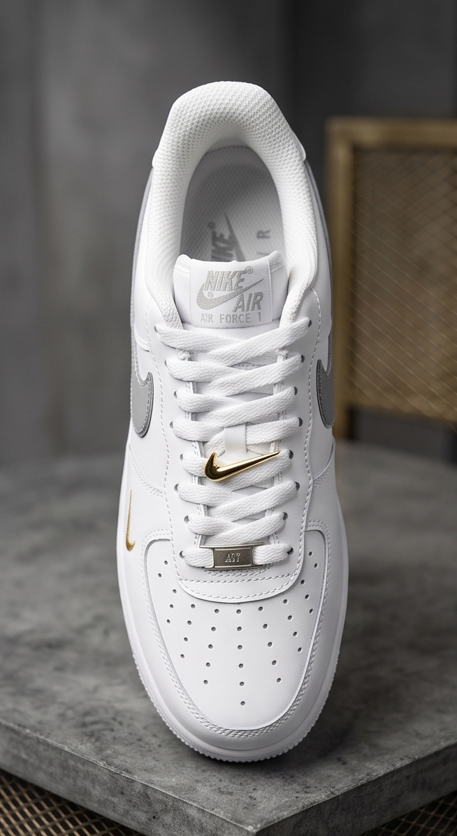 Nike Air Force 1 '07 Low - Blanc/Gris