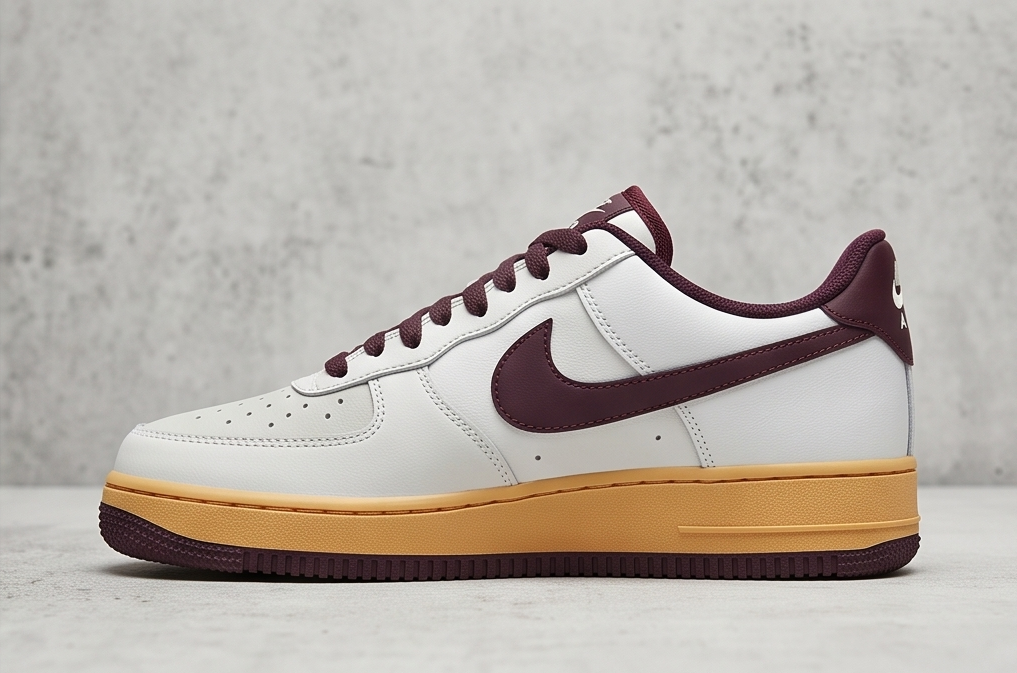 Air Force 1 Édition Spéciale - Contrast Bordeaux & Gum