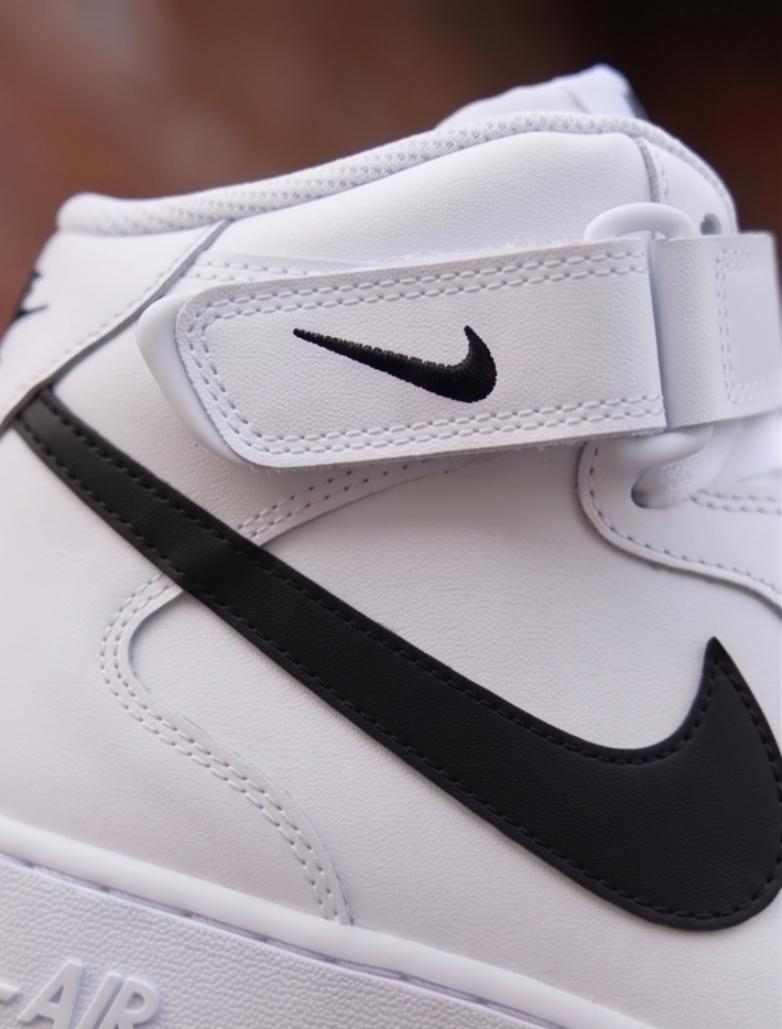 Nike Air Force 1 Mid '07 - Blanc/Noir