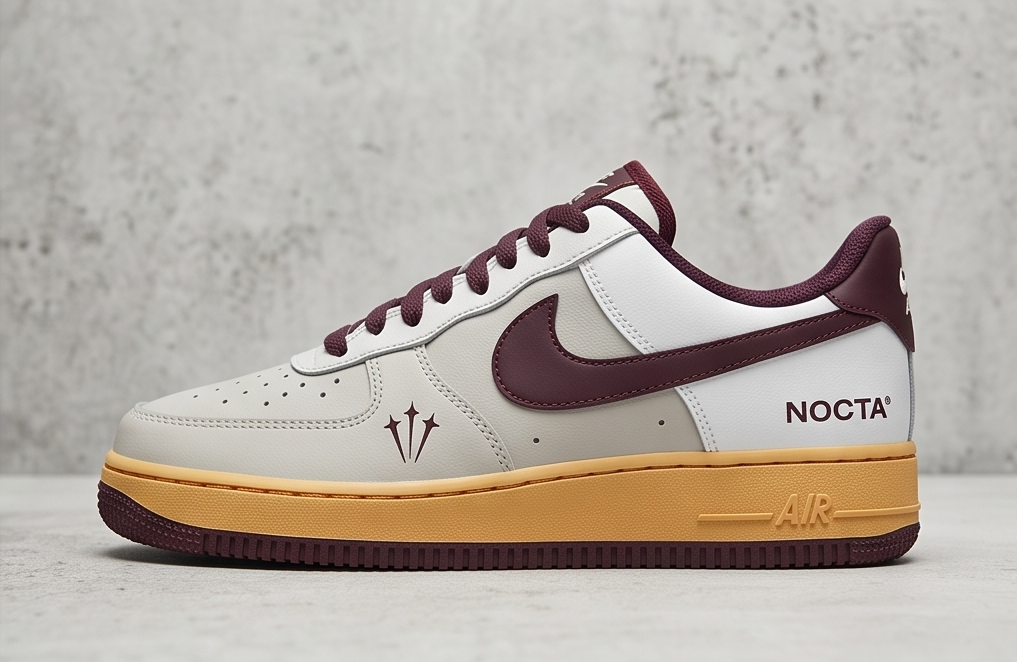 Air Force 1 Édition Spéciale - Contrast Bordeaux & Gum