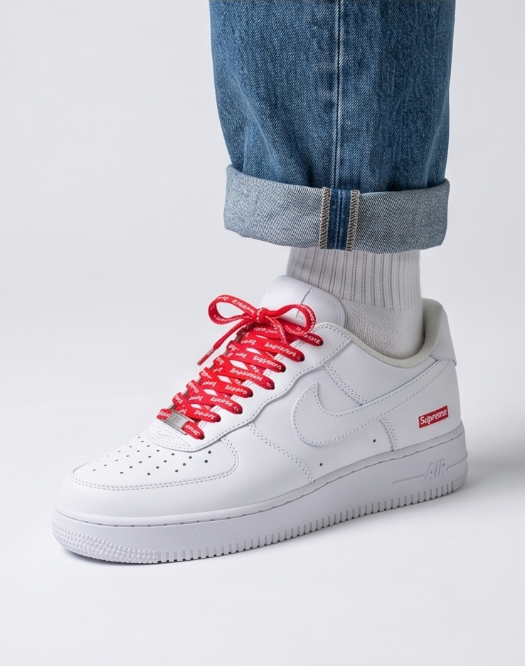 Nike Air Force 1 Low x Supreme - Blanc