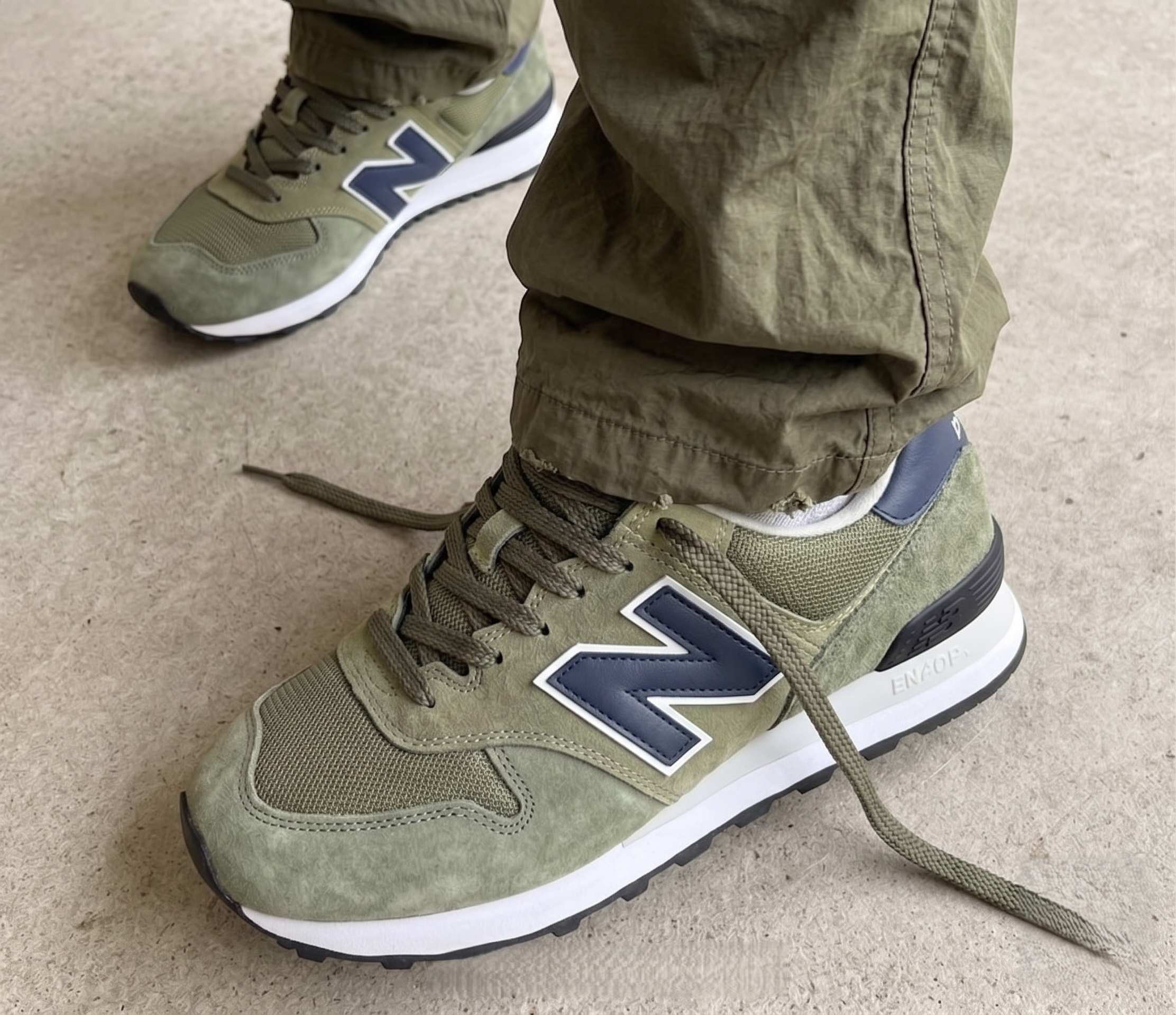New Balance 574 Vert Olive – Confort & Style au Quotidien