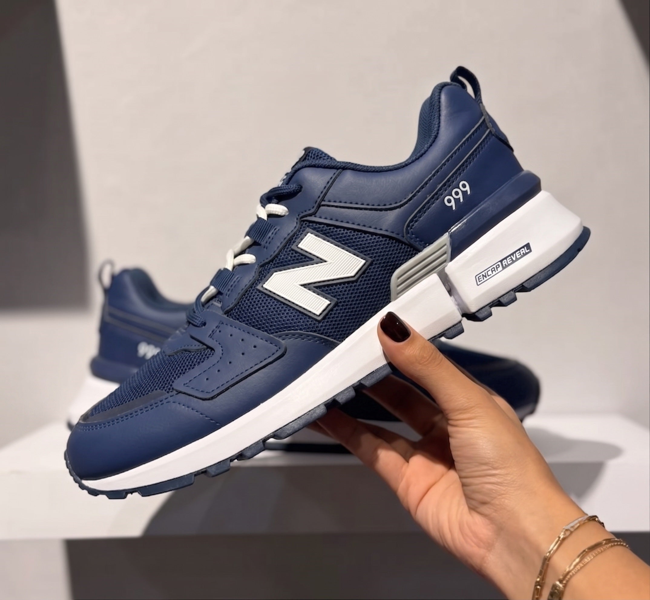 New Balance 999 Bleu & Blanc