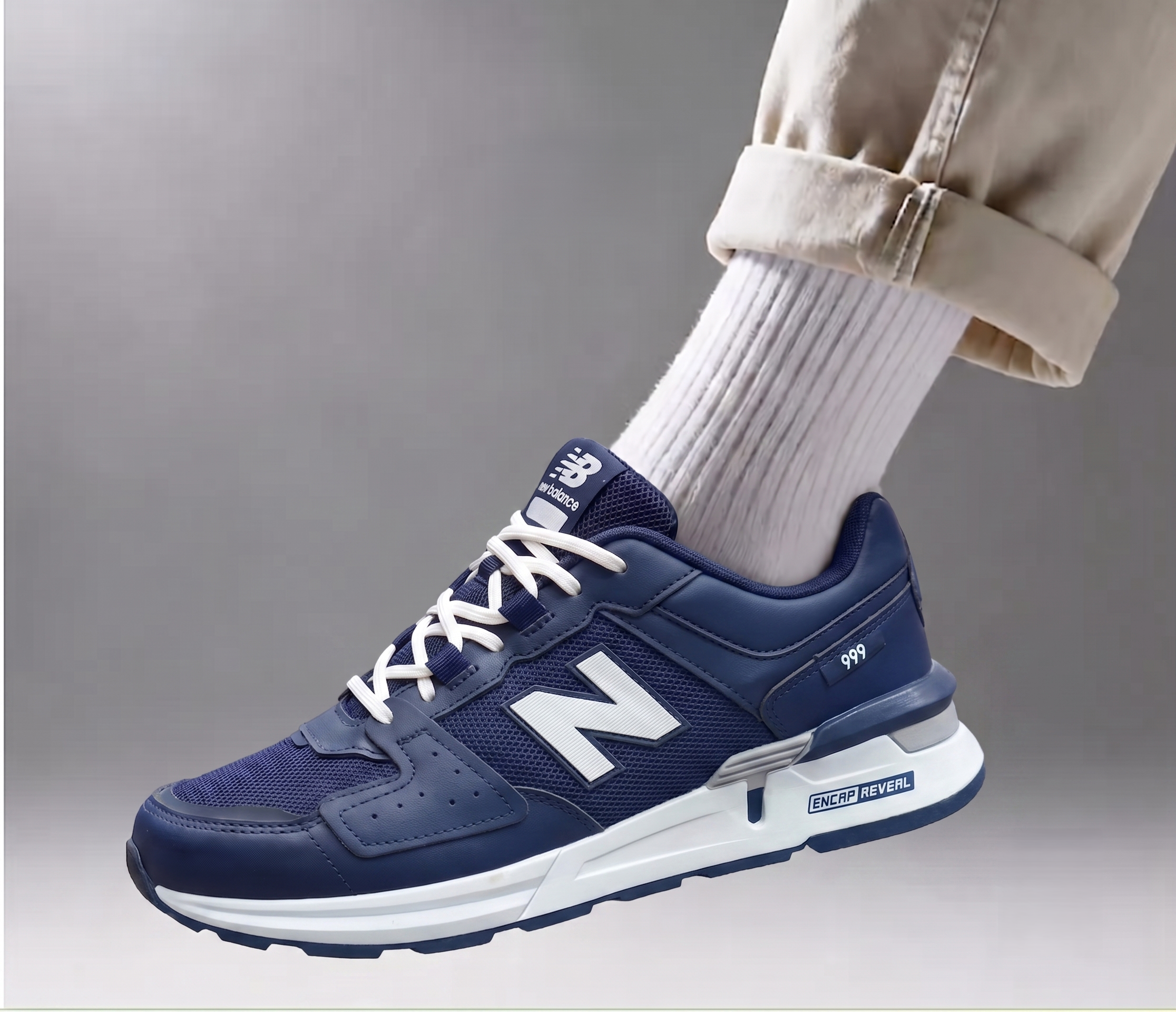 New Balance 999 Bleu & Blanc